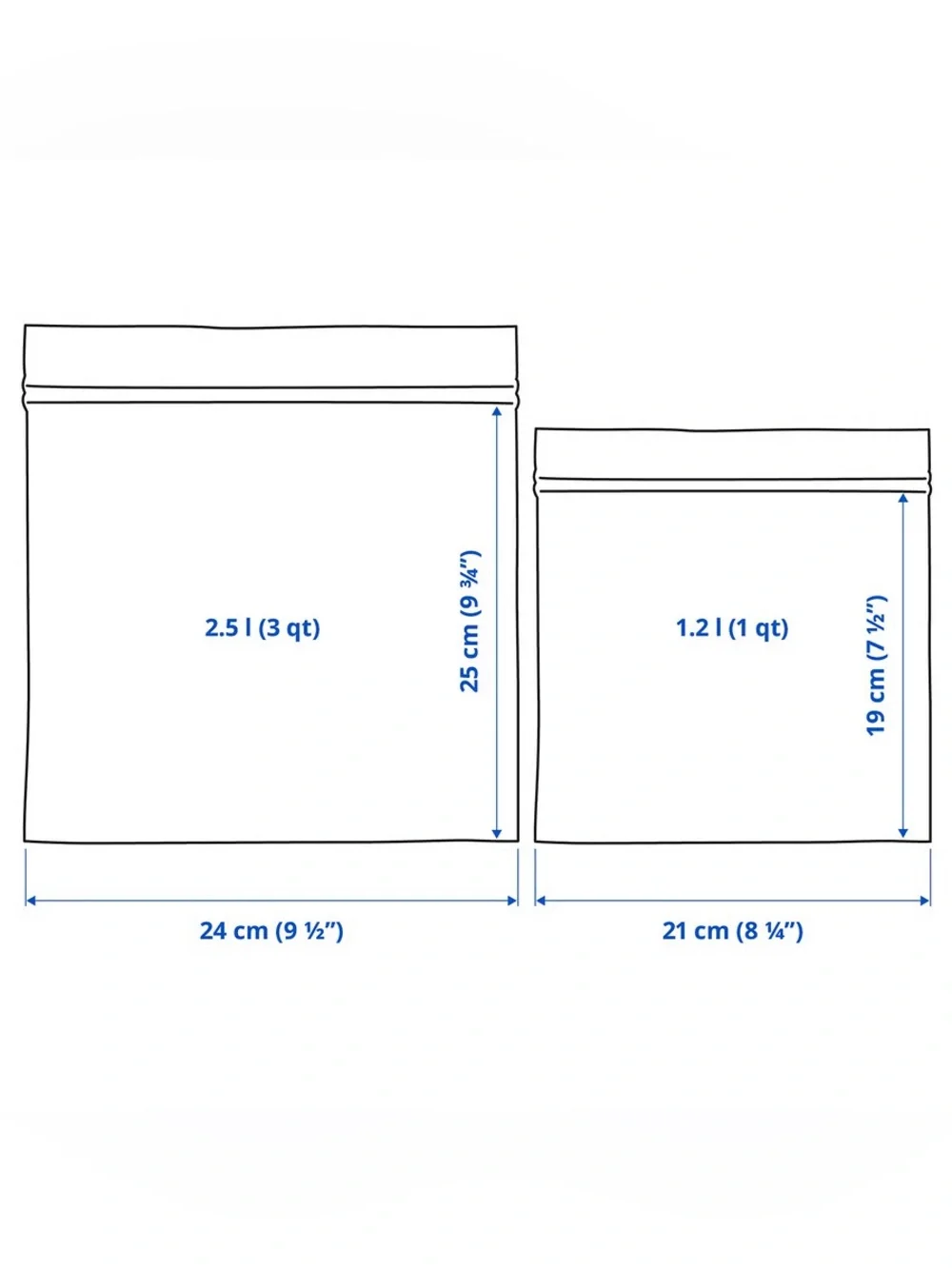 IKEA set clear